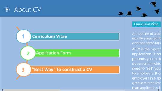 CV Maker ( curriculum vitae ) screenshot 3