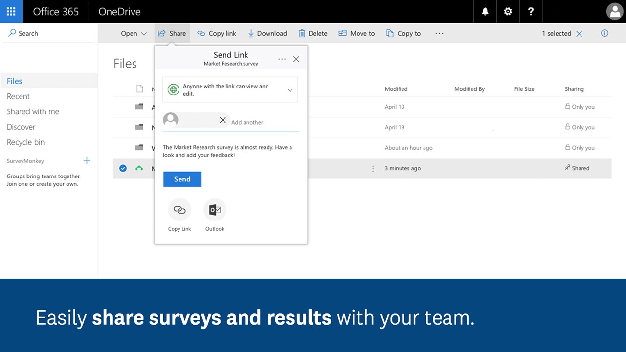 Snapshot 5 of SurveyMonkey OneDrive