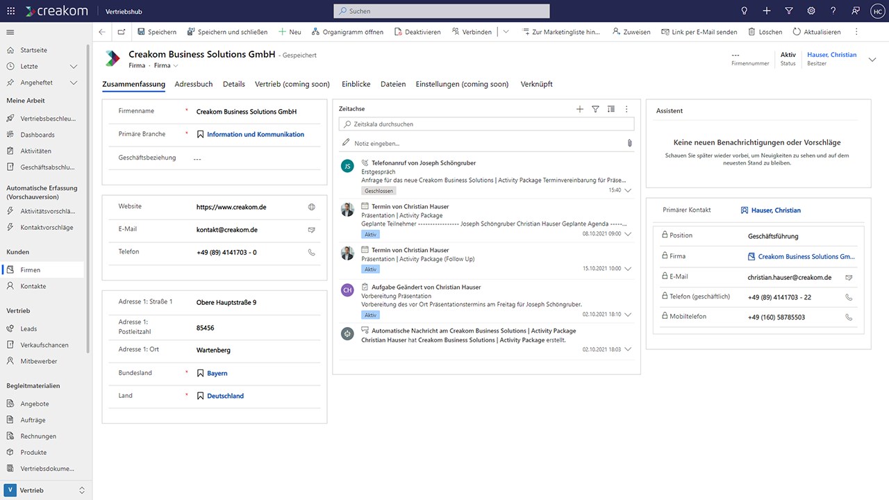 Snapshot 1 of Master Data Package