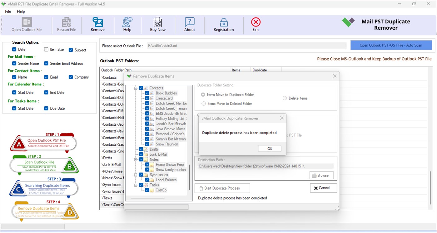 #4. vMail PST Duplicate Remover (Windows) Podle: VARTIKA SOFTWARE PRIVATE LIMITED