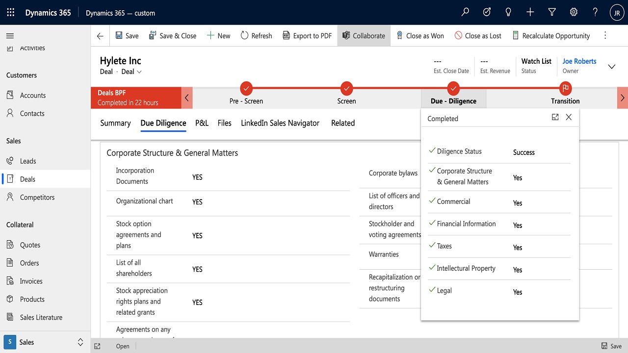 Snapshot 1 of Mergers and Acquisitions Deal Tracker