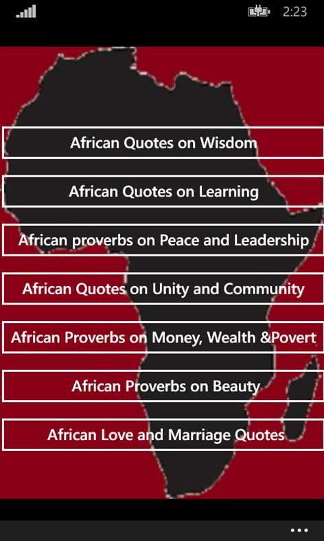 African Proverbs & Quotes Screenshots 1