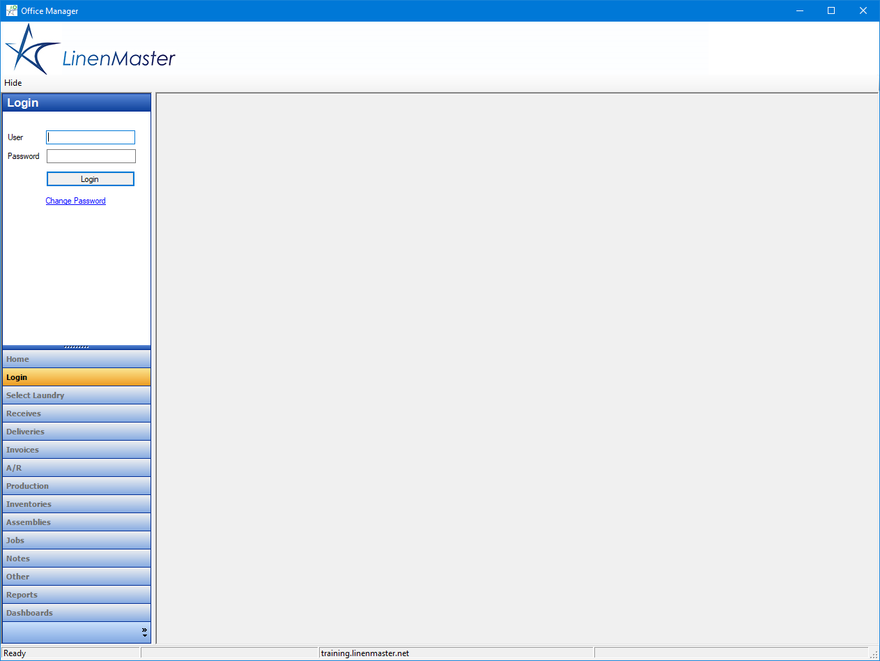 LinenMaster Office Manager screenshot