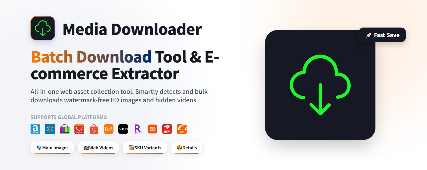 All-in-One Image Downloader - HD Photo & Video Extractor