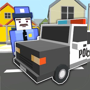 Blocky Police Car Simulator