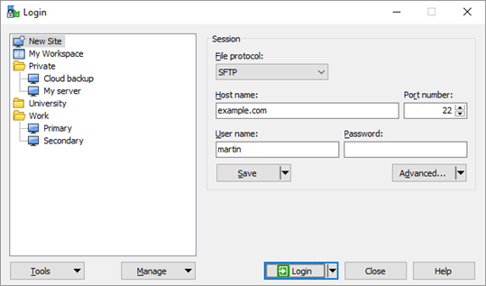 WinSCP - SFTP, FTP, WebDAV, SCP and S3 client screenshot 3