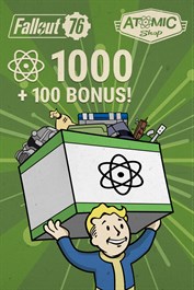 Fallout 76: 1000 (+100 Bonus) Atoms – 1