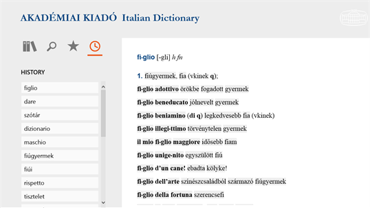 Olasz szótár screenshot 5