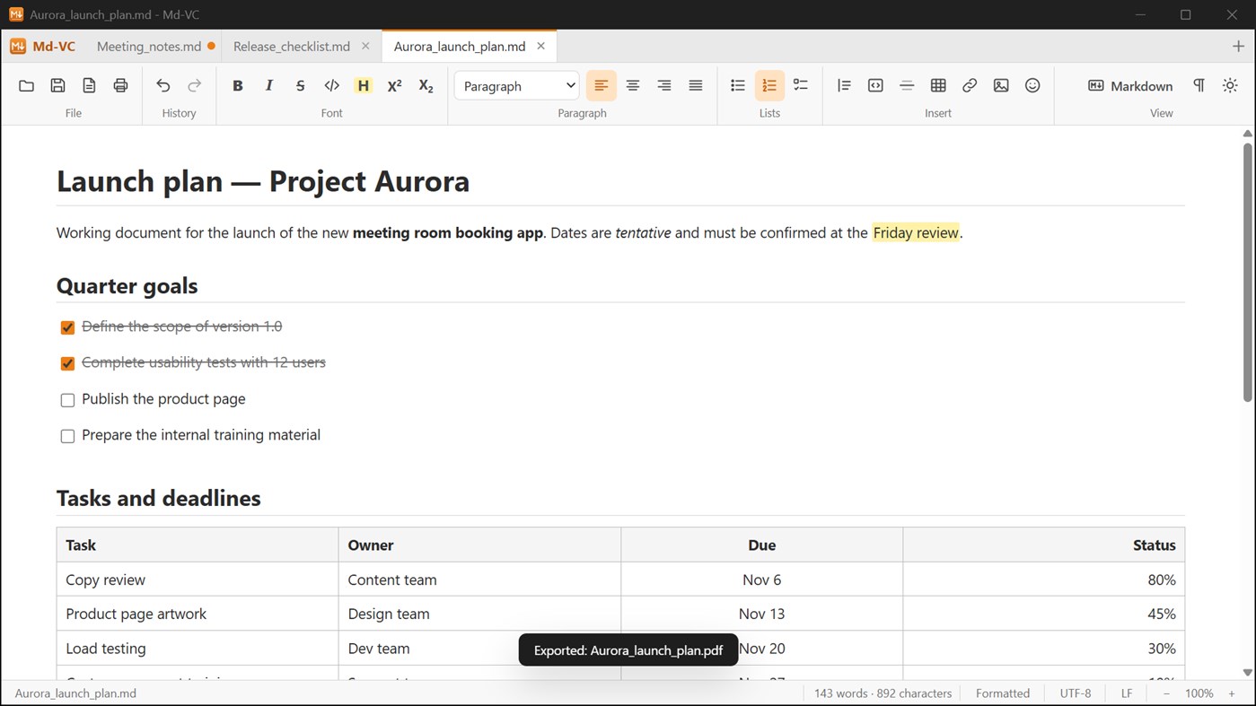 #4. Markdown Visual Composer (Windows) โดย: AGAP