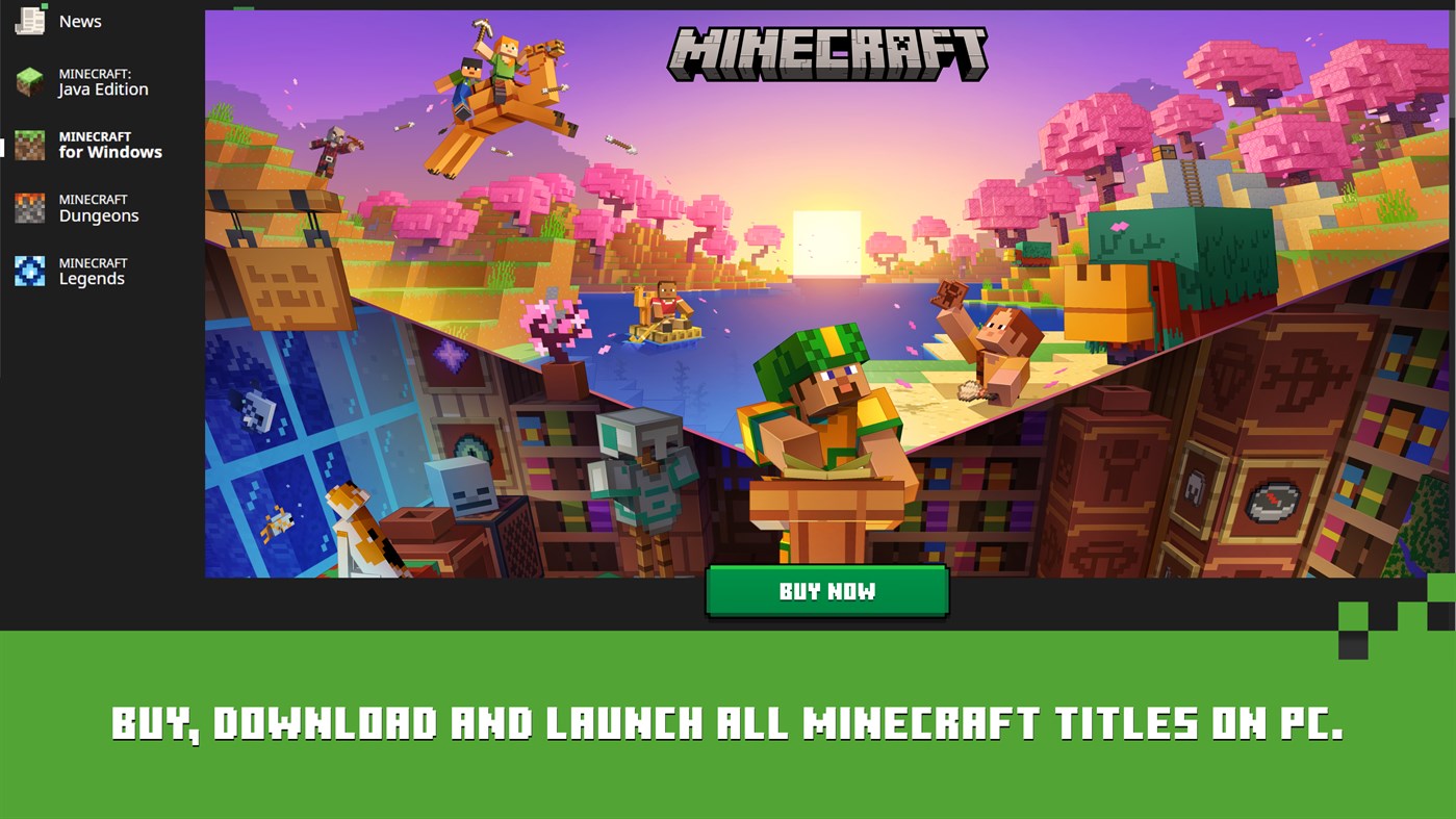#1. Minecraft Launcher (Windows) بواسطة: Microsoft Studios