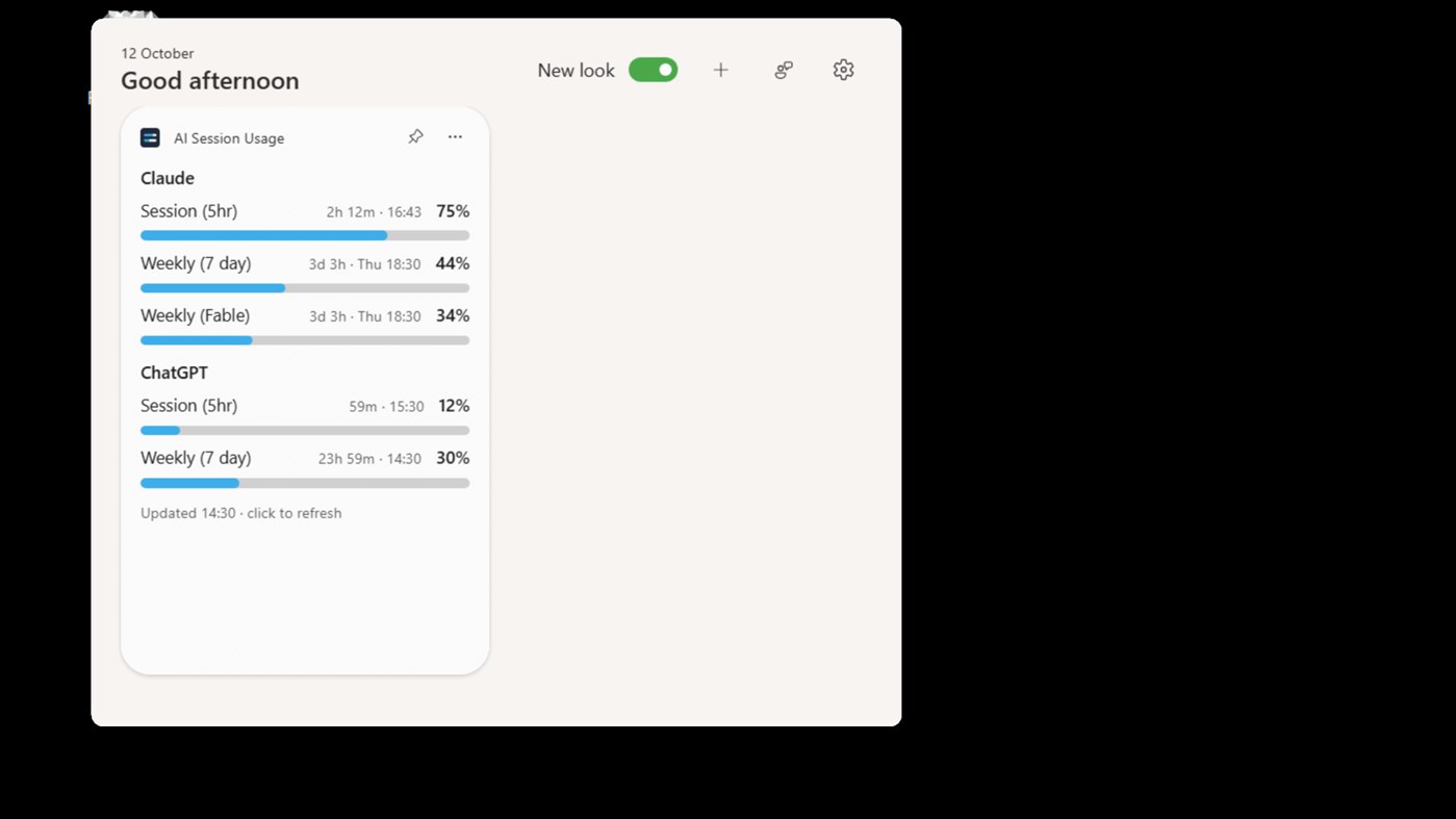 #1. AI Session Usage (Windows) بواسطة: chaybits