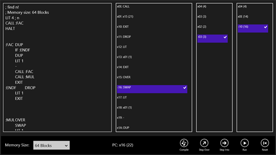 Stack CPU screenshot 5