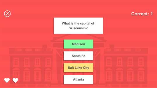 U.S. Capitals Quiz screenshot 4