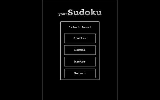 yourSudoku screenshot 3