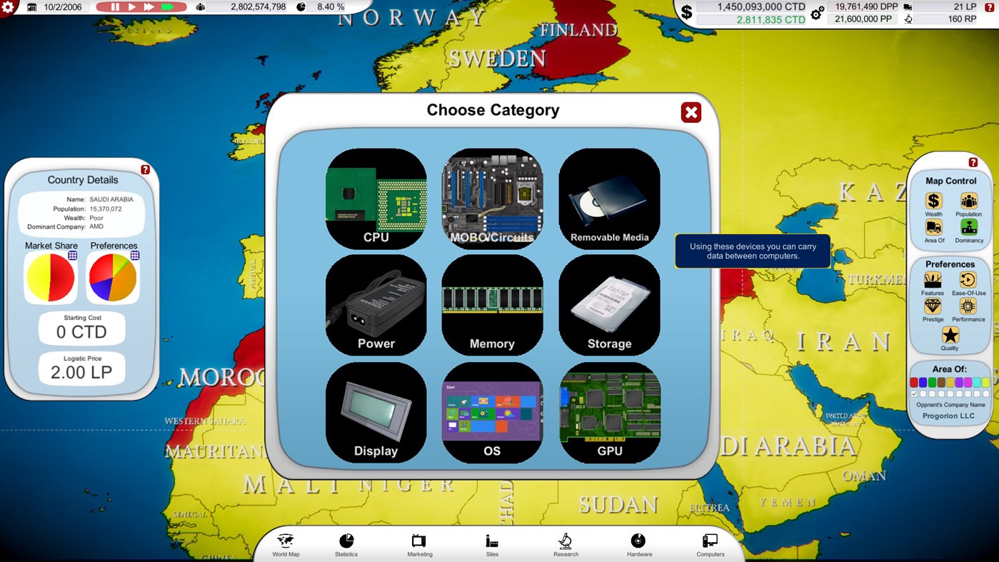 #5. Computer Tycoon (Windows) 由: Progorion LLC