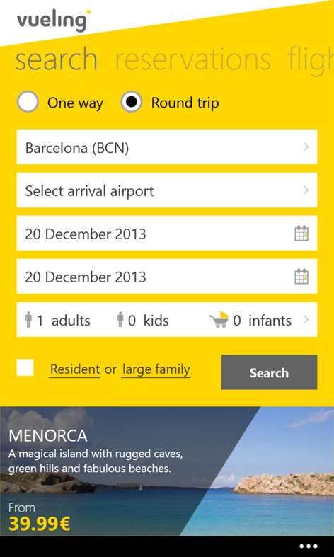 Vueling Screenshots 1