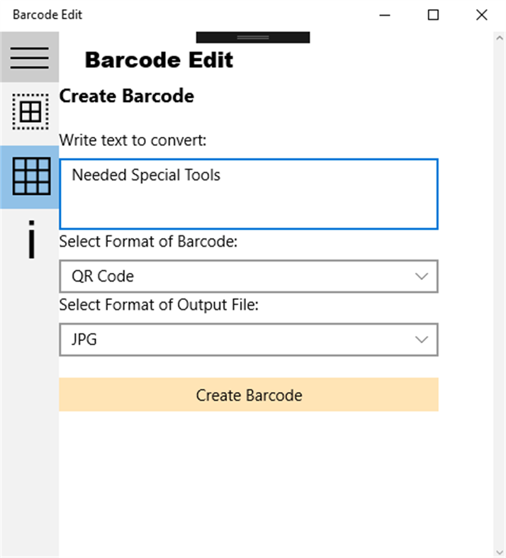 #1. Barcode Edit (Windows) Oleh: Needed Special Tools