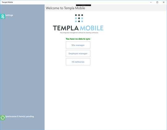 Templa Mobile screenshot 1