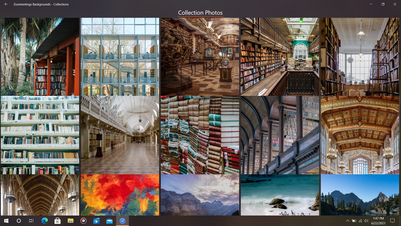 #3. Virtual Meetings Backgrounds (Windows) Podle: mvkapps