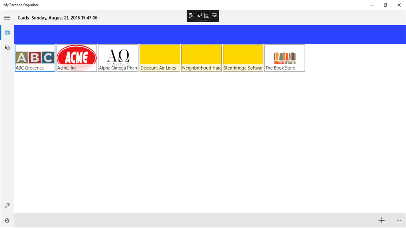 #1. My Barcode Organizer (Windows) โดย: Stembridge