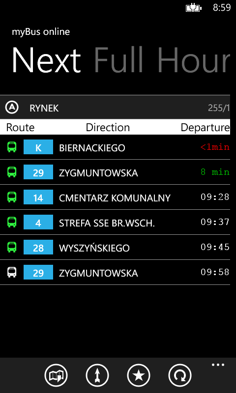 Captura 3 myBus online windows