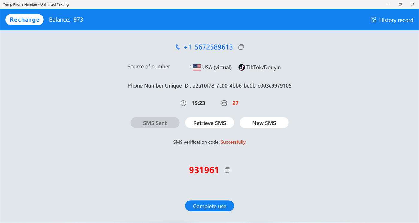 #8. Temp Phone Number - Unlimited Texting (Windows) 作者: SecurityDevelopment