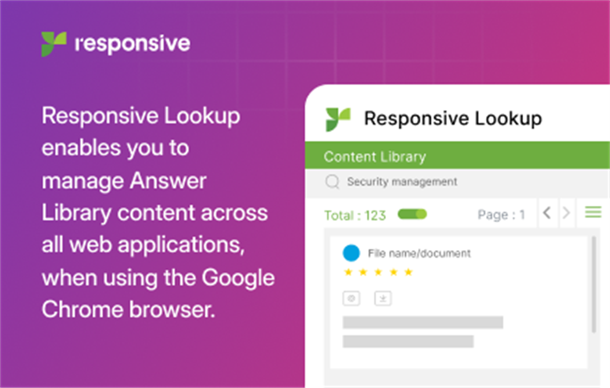 Responsive® LookUp for Edge