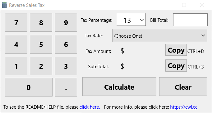 Reverse tax deals calculator