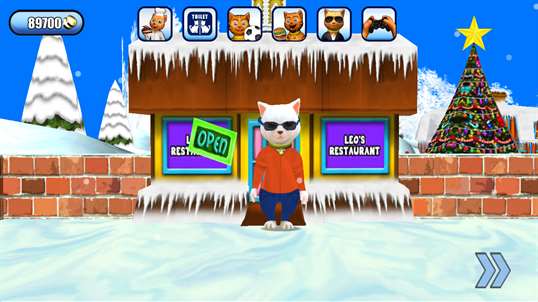 Talking Cat Leo Frozen Ice Fun screenshot 7