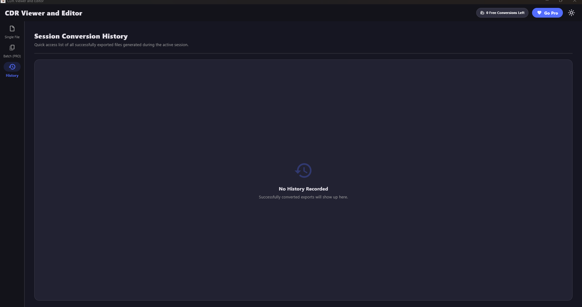 CDR Viewer and Editor screenshot