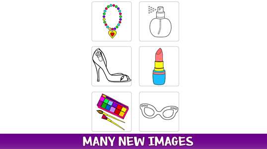 Beauty Coloring Book Pages - Girls Coloring Book screenshot 1