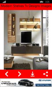Modern Shelves Tv Designs Images screenshot 3