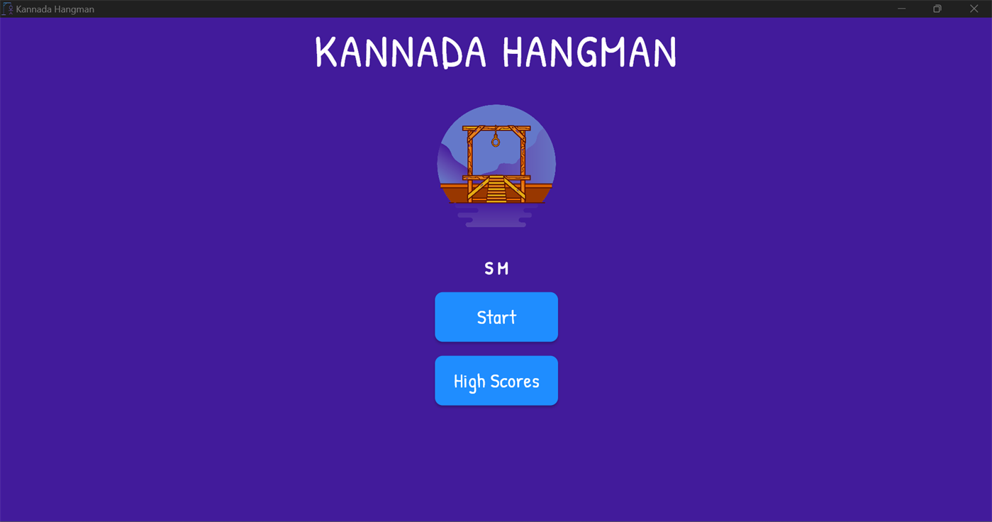 #1. Kannada Hangman (Windows) Podle: SHARATH.M