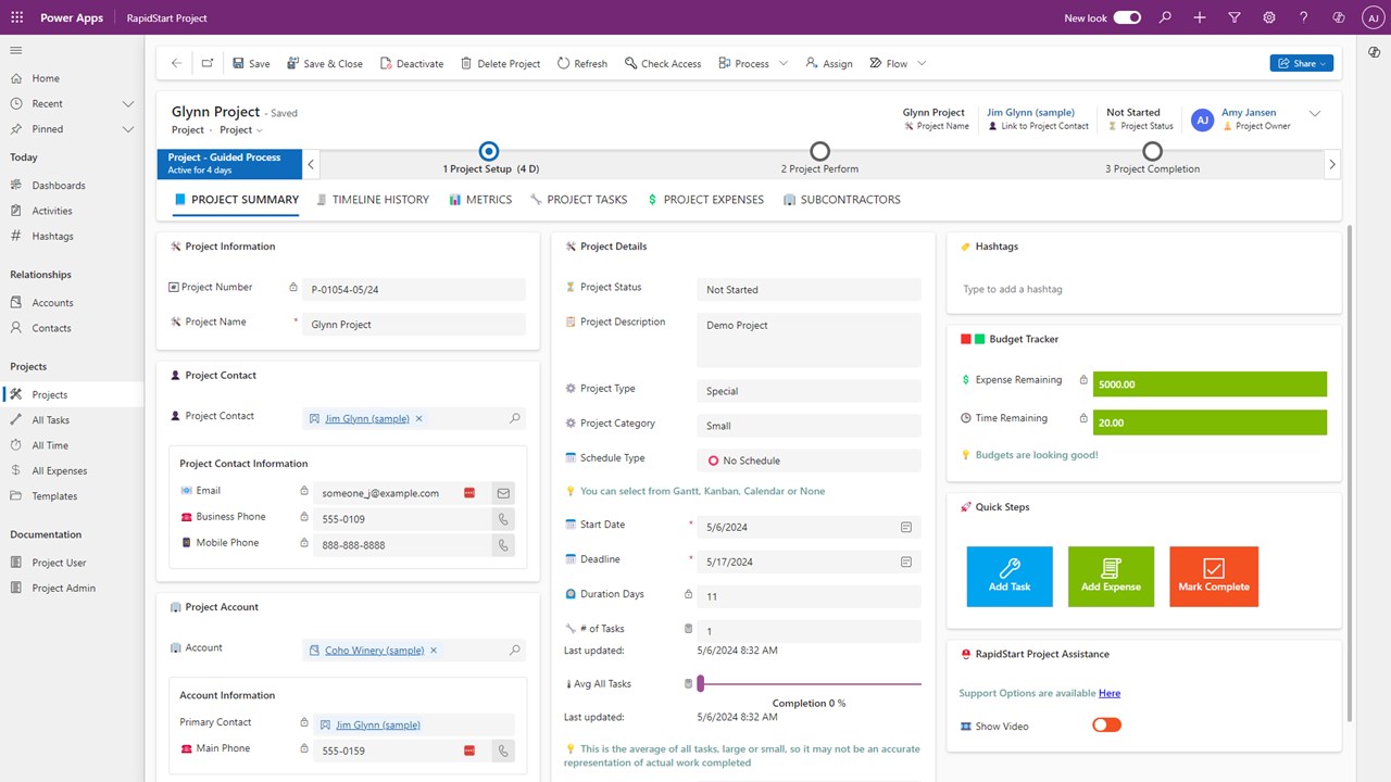 Snapshot 4 of RapidStart Project