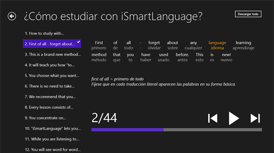 Inglés cotidiano screenshot 2