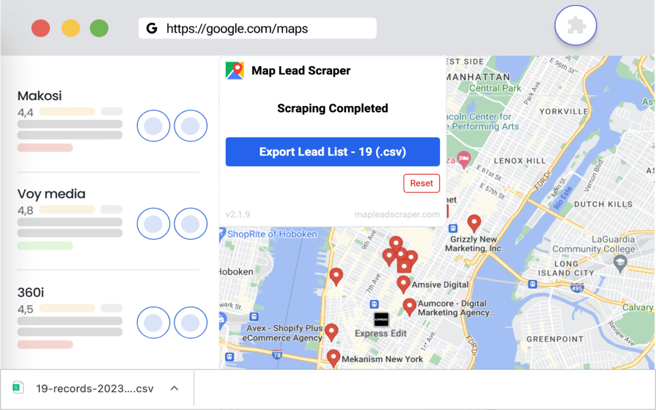 MapLeadScraper - Free Google Maps Scraper
