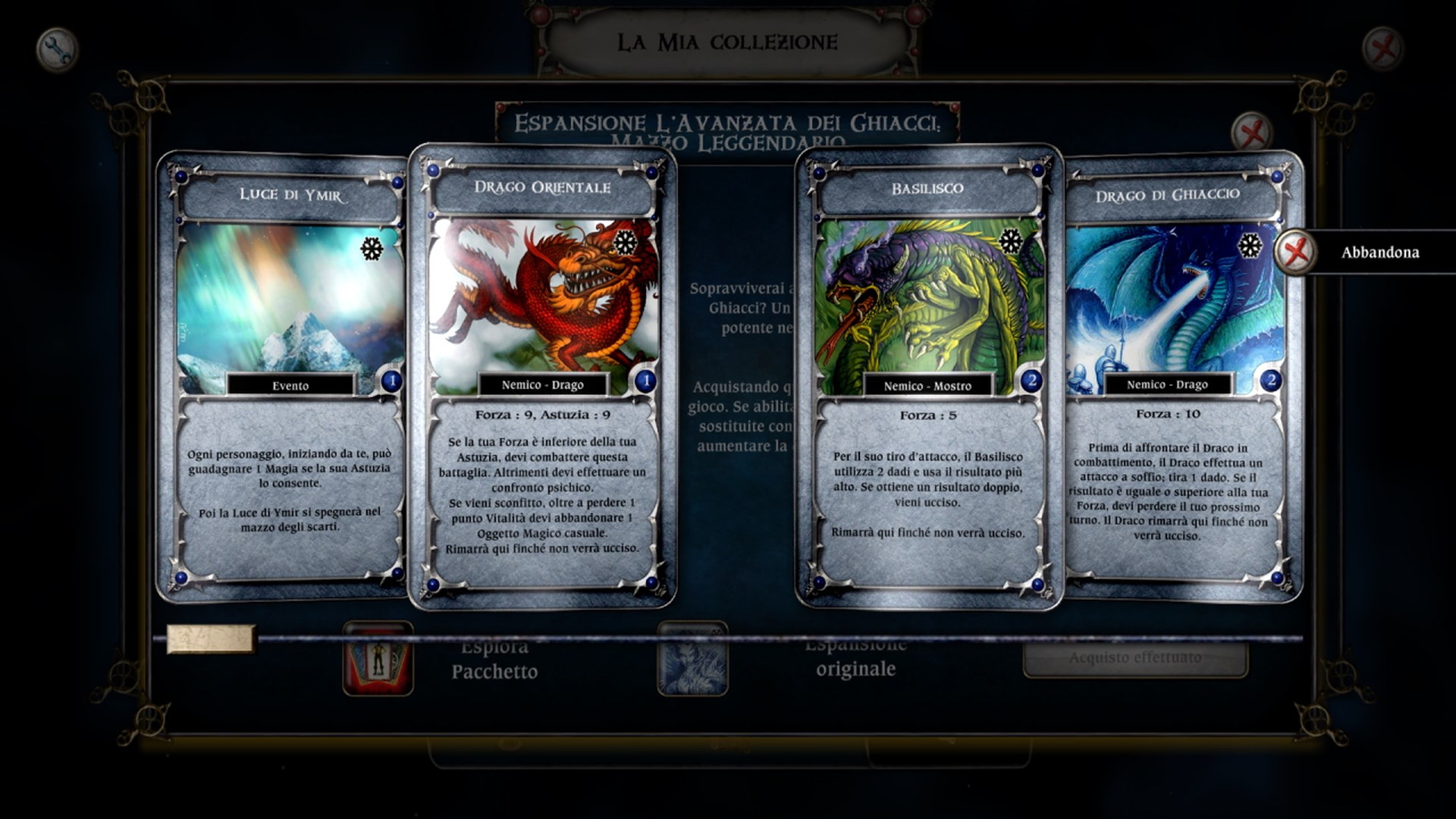 Talisman - The Frostmarch Expansion: Legendary Deck | Xbox | Chiave | Privato