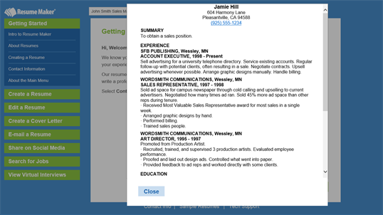 resume maker download for pc