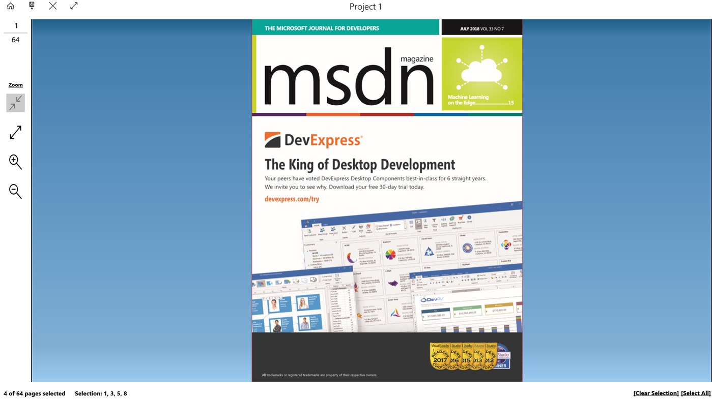 #1. PDF Split (Windows) بواسطة: XtremeDevelopments.com Ltd