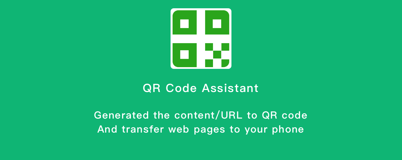 QR code assistant marquee promo image