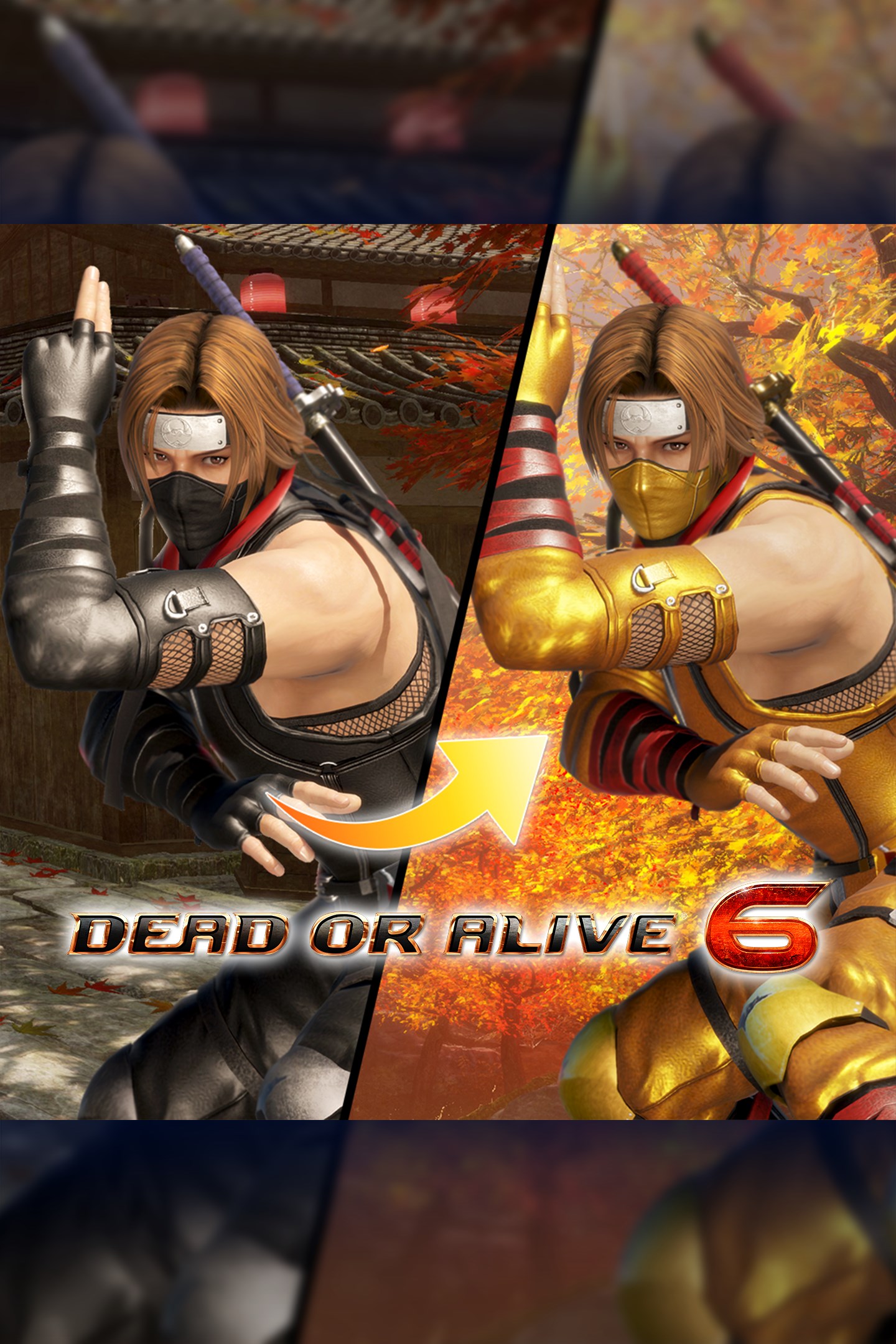 Visual Ninja Camaleónico para DOA6 - Hayate