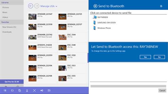 Send to Bluetooth screenshot 6