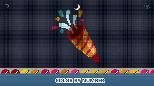 Party Color By Number: Pixel Art, Festivity Coloring Book screenshot 5