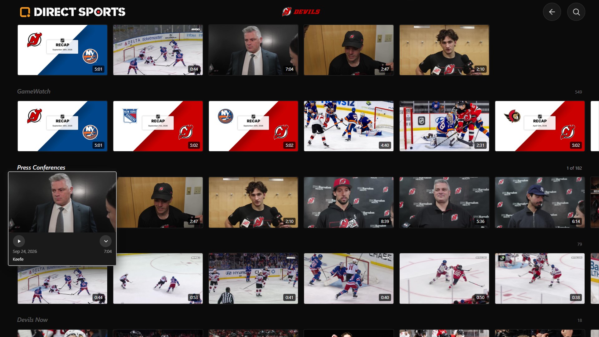 DSN: Direct Sports Network screenshot