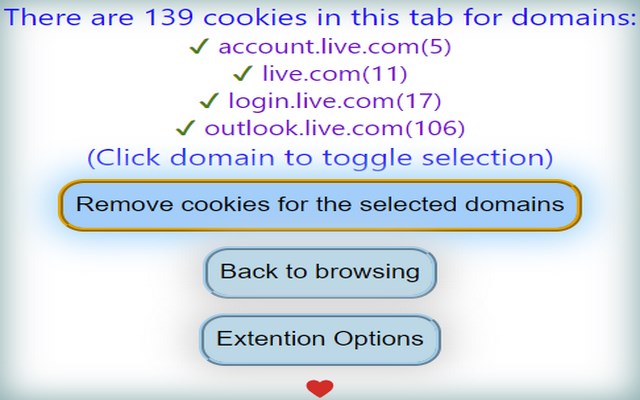 Remove Current Tab Cookies