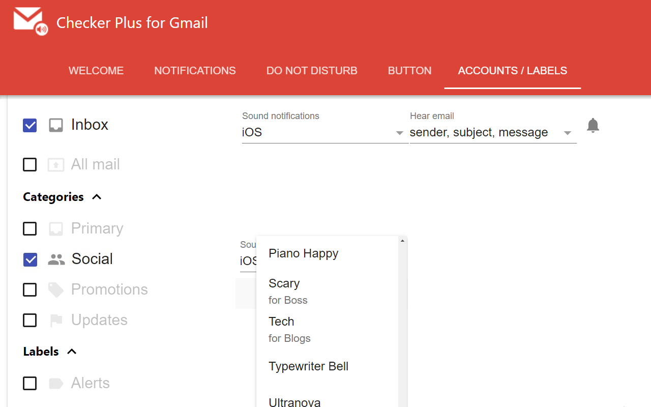 Checker Plus for Gmail™