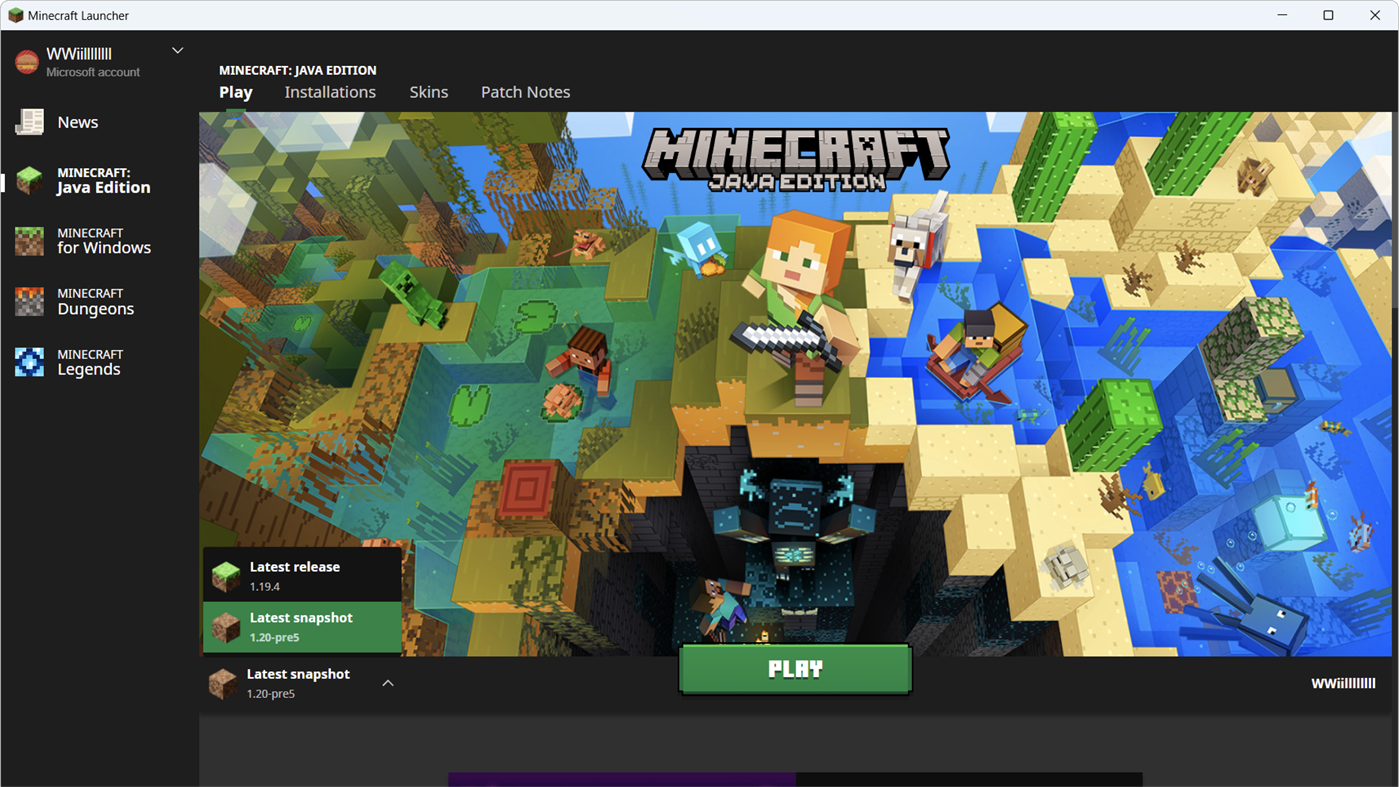 #6. Minecraft Launcher (Windows) بواسطة: Microsoft Studios