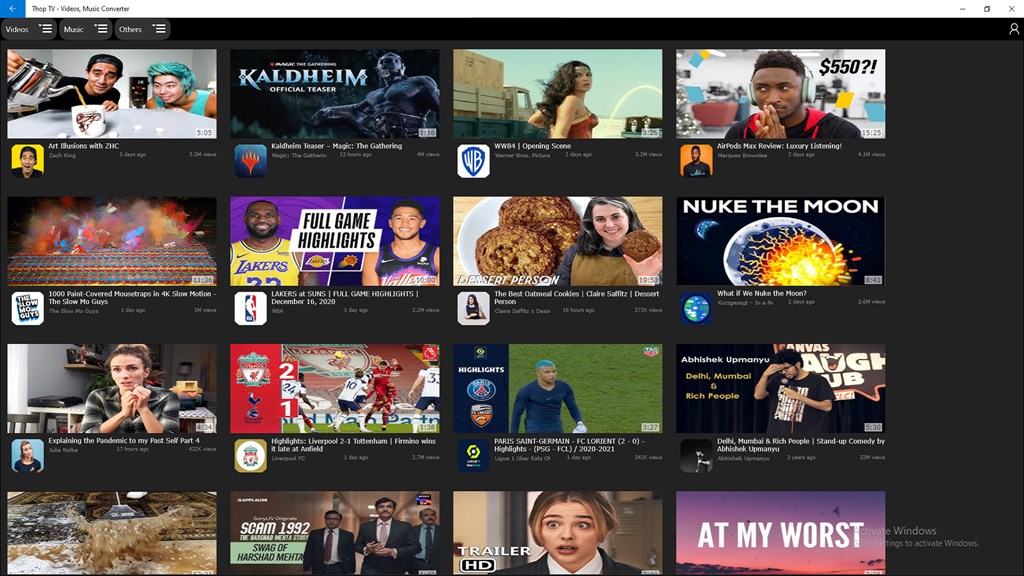 Thop TV Videos Music Converter Microsoft Apps