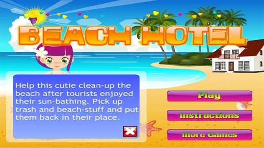 Beach Hotel - Clean Games screenshot 2