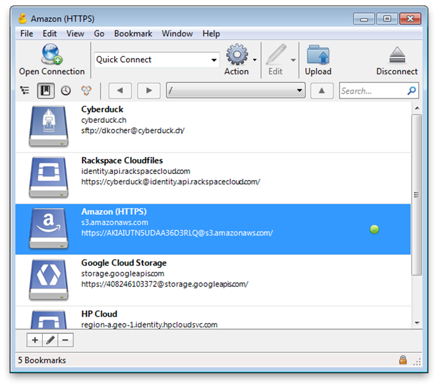 #1. Cyberduck (Windows) De: iterate GmbH
